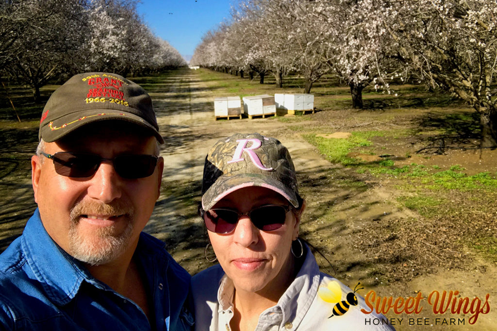 Beekeepers Ricky and BeLinda Marshall